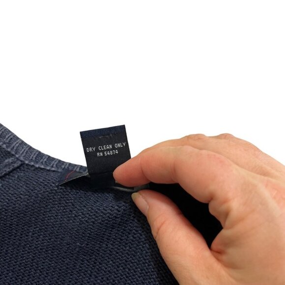 30% off! Vintage the Limited cardigan women's XS blue 100% silk knit sweater - Picture 5 of 7